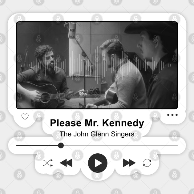 Please Mr. Kennedy - Music Player Illustrations Sticker by Inner System
